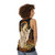 Artemis Unisex Tank Top with Starry Night and Greek Goddess Design - women back
