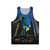 Sewer Surfers Unisex Tank Top featuring ninja turtles, space exploration, and urban landscape design