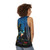 Sewer Surfers Unisex Tank Top featuring ninja turtles, space exploration, and urban landscape design - women back