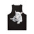 English bull terrier wearing a unisex tank top - Back