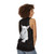 English bull terrier wearing a unisex tank top - women back