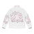 The Last Unicorn puffer jacket with a beautiful pink unicorn design - Back