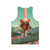 Unisex Surreal Pop Art Tank Top - Back