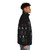 Bushido Code Samurai Puffer Jacket in Black - men side right