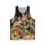 Art History Unisex Tank Top with Vibrant Floral and Portrait Designs