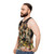 Art History Unisex Tank Top with Vibrant Floral and Portrait Designs - men side