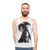 Unisex tank top with minimalist design - men