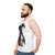 Unisex tank top with minimalist design - men side