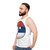 Unisex Serbia Countryball Tank Top - men side