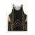 Unisex art deco tank top with geometric pattern