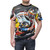 Barry Sheene inspired oil painting print on a high-quality t-shirt - men front