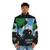 Persona 5 Puffer Jacket with Burn My Dread Design - men front