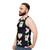 Cyberpunk-inspired unisex tank top with glitch effect design - men side