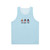 Retro gaming unisex tank top with football fan design