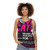 Unisex 'Love Cats' tank top featuring a graphic design with a cat and The Cure-inspired typography - women
