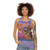Unisex tank top with psychedelic animal design - women