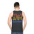 Elvis Presley Unisex Tank Top with "Send Me to Graceland" Design - men back