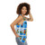 Unisex tank top with vibrant Mexican bingo-inspired design - women side