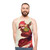 Unisex video game-inspired dragon and ramen tank top - men