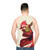 Unisex video game-inspired dragon and ramen tank top - men back