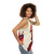 Unisex video game-inspired dragon and ramen tank top - women side