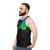 Unisex tank top with a mangrove tree design - men side