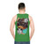Sedmikrasky unisex tank top featuring collage design inspired by Czech experimental cinema - men back
