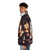 Buffy the Vampire Slayer themed puffer jacket with iconic imagery and branding - men side left