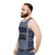 Armenian art pattern unisex tank top - men side