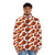 Buffalo chicken wing pattern puffer jacket - men front