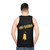 Unisex tank top featuring a David Lynch movie design - men back