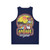 Vintage Arcade Wizard Unisex Tank Top - Back