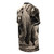 Monochromatic illustration of a grizzly bear on a t-shirt - men right