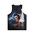 Elon Musk Blast Off Unisex Tank Top - Back