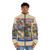 Brotherhood of Steel Puffer Jacket with Fallout New Vegas gaming design - men front