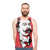 Unisex tank top featuring a portrait of Russian composer Alexander Scriabin - men