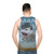 Vintage Screaming Cowboy Possum Tank Top - men back