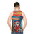 Unisex tank top featuring "The Scream" artwork by Edvard Munch - men back