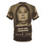 Griselda Blanco inspired all-over-print t-shirt design featuring the crime boss known as the "Black Widow" - Back