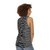 Unknown Pleasures Album Cover Graphic Tank Top - women back
