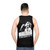 1980s Ellen Aim and The Attackers unisex tank top - men back