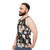Botanical floral unisex tank top - men side