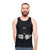 Unisex space-themed tank top with Kerbal Space Program logo - men