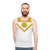Unisex superhero comics tank top featuring Apollo, the sun god - men