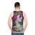 Unisex Apollo Bowie Tank Top with Greek and Roman Mythology Inspired Design - men back