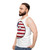 Patriotic Countryball Unisex Tank Top - men side