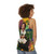 Elf Santa's Coming Unisex Christmas Tank Top - women back