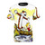 Casual t-shirt featuring a Calvin and Hobbes inspired design
