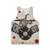 Surreal giraffe drummer anthropomorphic unisex tank top