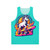 Unicorn squad unisex pink unicorn tank top
